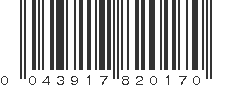 UPC 043917820170