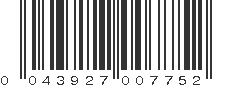 UPC 043927007752