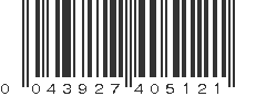 UPC 043927405121