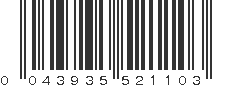 UPC 043935521103