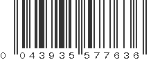 UPC 043935577636