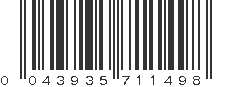 UPC 043935711498