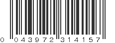 UPC 043972314157