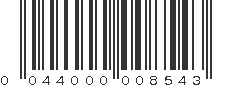 UPC 044000008543