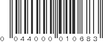 UPC 044000010683