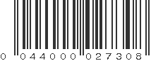 UPC 044000027308