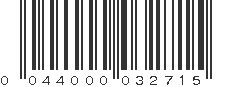 UPC 044000032715