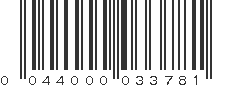 UPC 044000033781