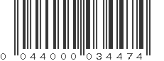 UPC 044000034474