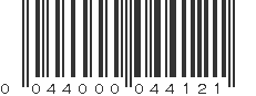 UPC 044000044121