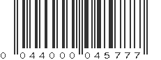 UPC 044000045777