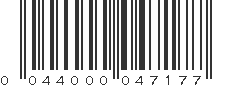 UPC 044000047177