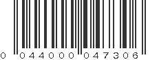 UPC 044000047306