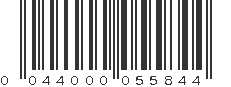 UPC 044000055844