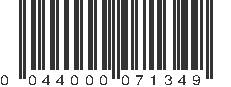 UPC 044000071349