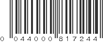 UPC 044000817244