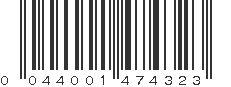 UPC 044001474323