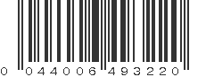 UPC 044006493220