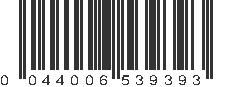 UPC 044006539393