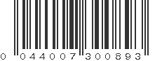 UPC 044007300893