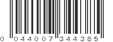 UPC 044007344385