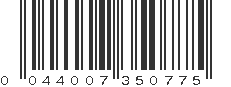 UPC 044007350775