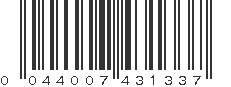 UPC 044007431337