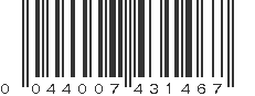 UPC 044007431467