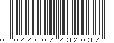 UPC 044007432037