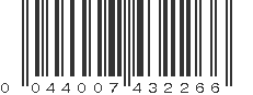 UPC 044007432266