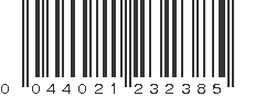 UPC 044021232385