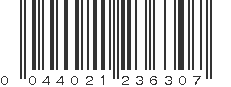 UPC 044021236307