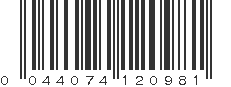 UPC 044074120981