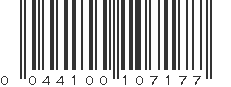 UPC 044100107177