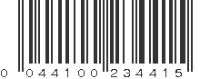 UPC 044100234415