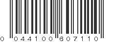 UPC 044100607110