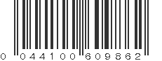 UPC 044100609862