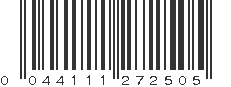 UPC 044111272505