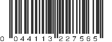 UPC 044113227565