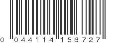 UPC 044114156727