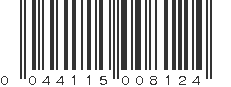 UPC 044115008124