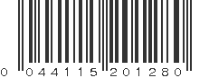 UPC 044115201280