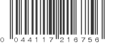 UPC 044117216756