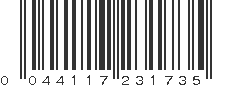 UPC 044117231735