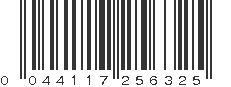 UPC 044117256325