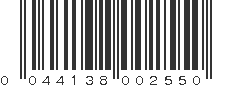 UPC 044138002550