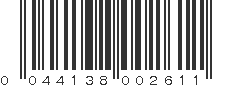 UPC 044138002611