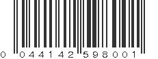 UPC 044142598001