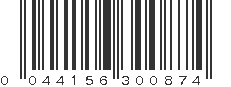 UPC 044156300874