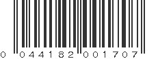 UPC 044182001707